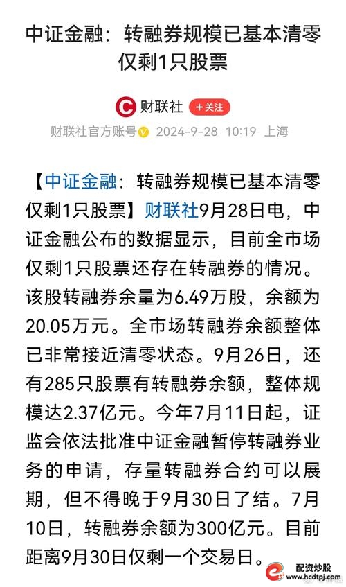 转融券余额清零_融资融券_转融券业务暂停